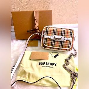 Like New Burberry Knight 1983 Crossbody Bag